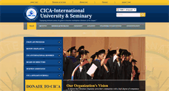 Desktop Screenshot of cica-international.org