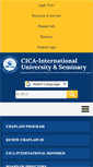 Mobile Screenshot of cica-international.org